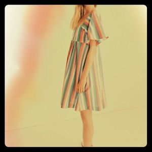 Madewell | Square Neck Cotton Mini Dress Festival